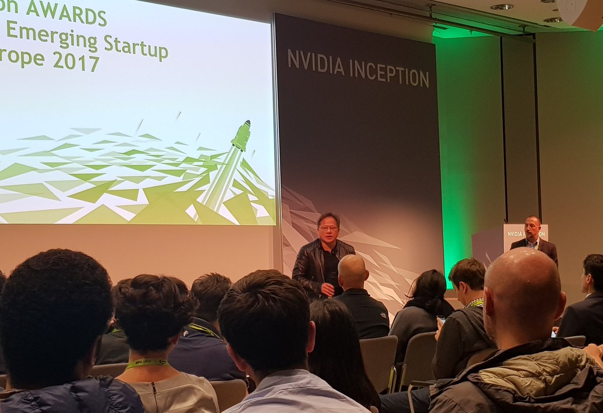 deckard_ai's tweet image. Check out the finalists and winner of Nvidia Inception Awards at #gtceu17 with nvidia&apos;s CEO himself! blogs.nvidia.com/blog/2017/10/1…