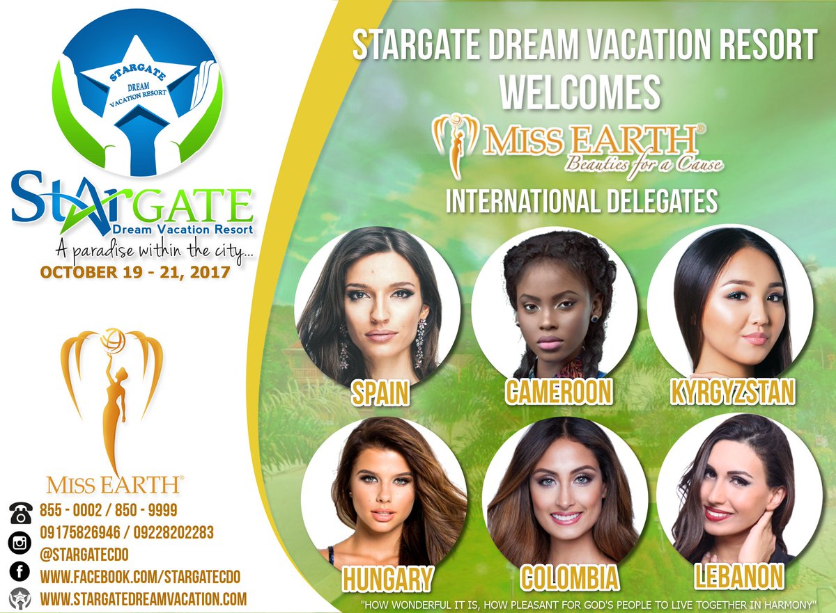 ifrancktwit's tweet photo. Stargates Dream Vacation Resort brings the https://t.co/JaPkUZiryt International to CDO.
#EnvironmentalFair 20-October@ SM Downtown Premier https://t.co/hJrjl0wTmT