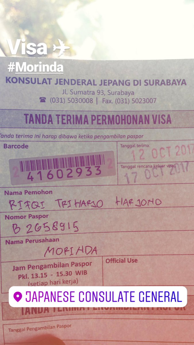Rifqi_Tri_Harjo's tweet photo. Japanese Visa 🏯
#MorindaLife https://t.co/9xMyXZbtoX