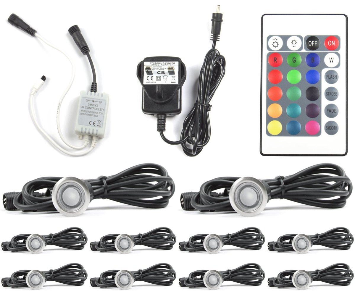 outdoorvalue's tweet photo. Jazz up your garden with these fantastic 30mm Woodside® set of 10 colour changing deck lights. https://t.co/BG5kKAVcB4 #outdoors #decklights https://t.co/VI68WUg1eg