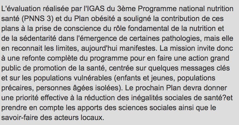 DILA_officiel's tweet photo. Evaluation du programme national nutrition santé 2011-2015 et 2016 (PNNS 3) et du plan obésité @LaDocFrancaise https://t.co/TM2PTdiSeu https://t.co/eCj1HDkRU9