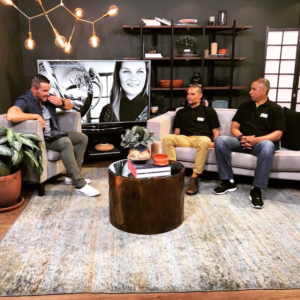 ExpAgencySA's tweet photo. Our Legends #edriesburton and #brentcarelse talking all things #MTN8 on @expressoshow this morning! #MTN8Final https://t.co/w4g6E2mOsp