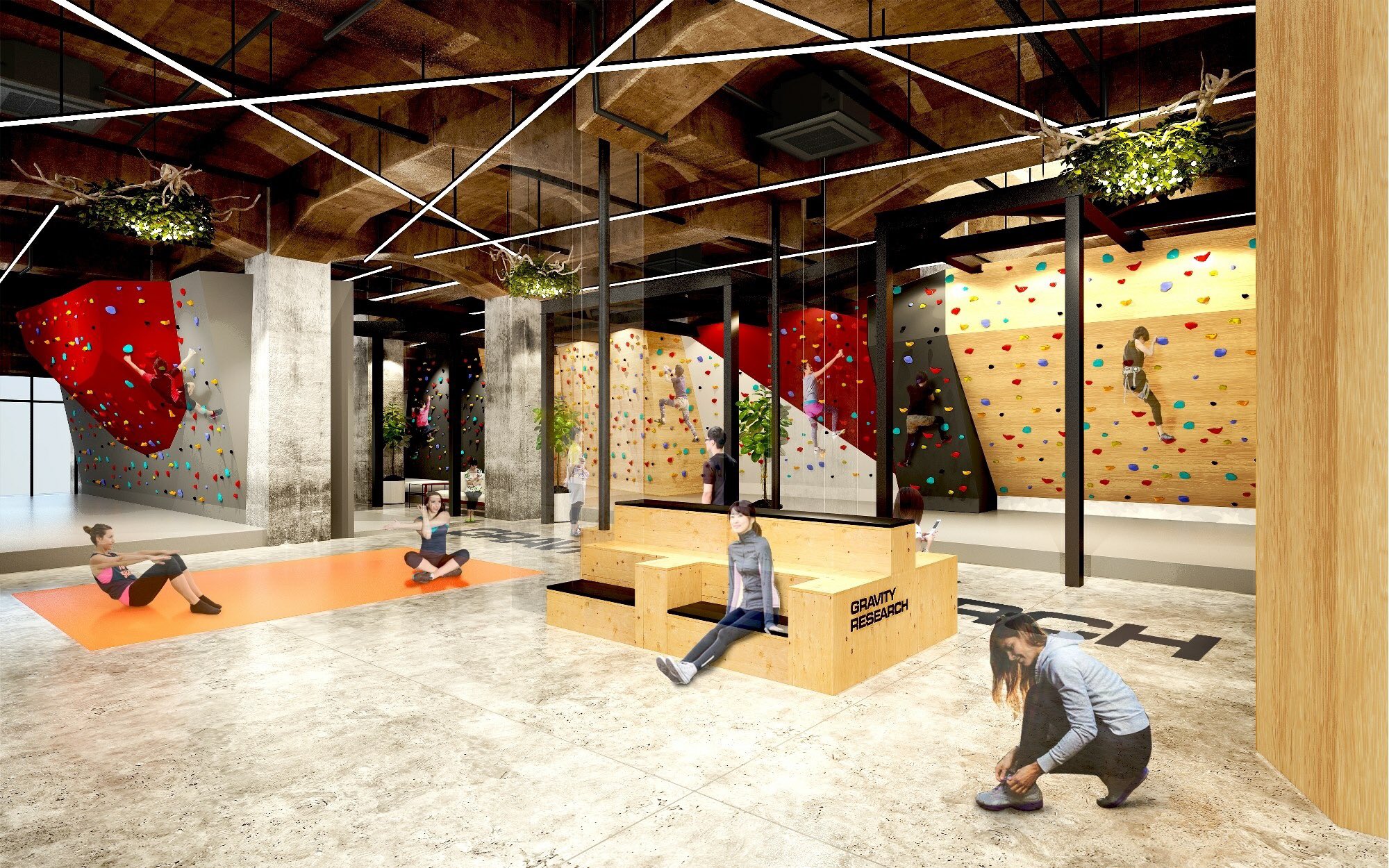 なんばパークス キーノ和歌山 今週末１４日 南海なんば駅の線路高架下施設 Ekikan に関西最大級となるボルダリングジム グラビティリサーチ がオープン ノースフェイス とコラボしたインショップも入ります また 次月は