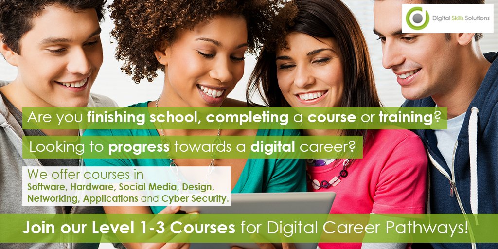 DigSkillsSol's tweet image. Are you 16-18? Want to kick start your #career? It's not too late, call us today for more info 020 8532 3400 #Studywithus