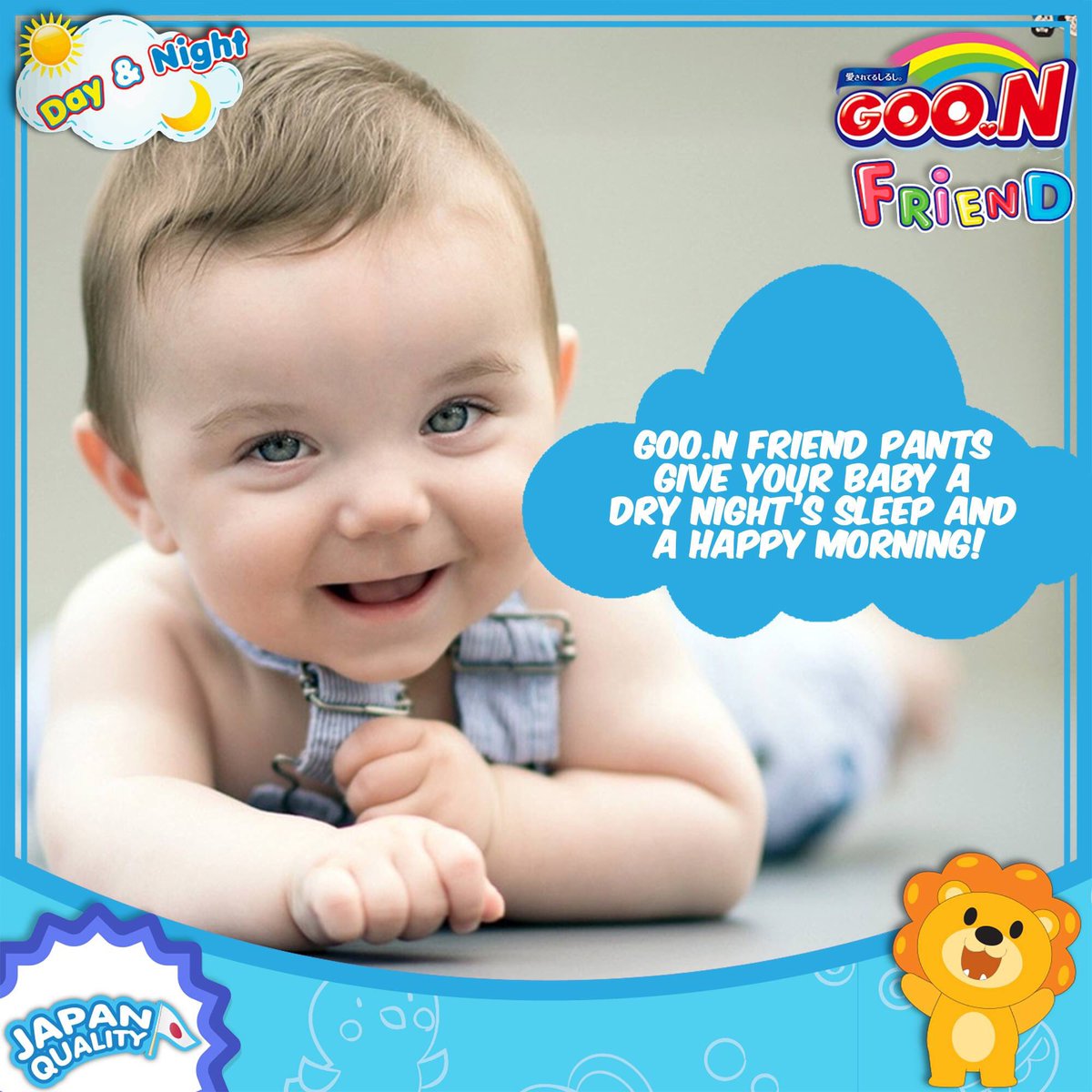 goondiaperpk's tweet photo. With GOO.N Friend Pants, your baby sleeps comfortably all night long and gets up happy
#GOONPakistan #GOONFreindPants #GOONFriend https://t.co/ThdN9xKdKT