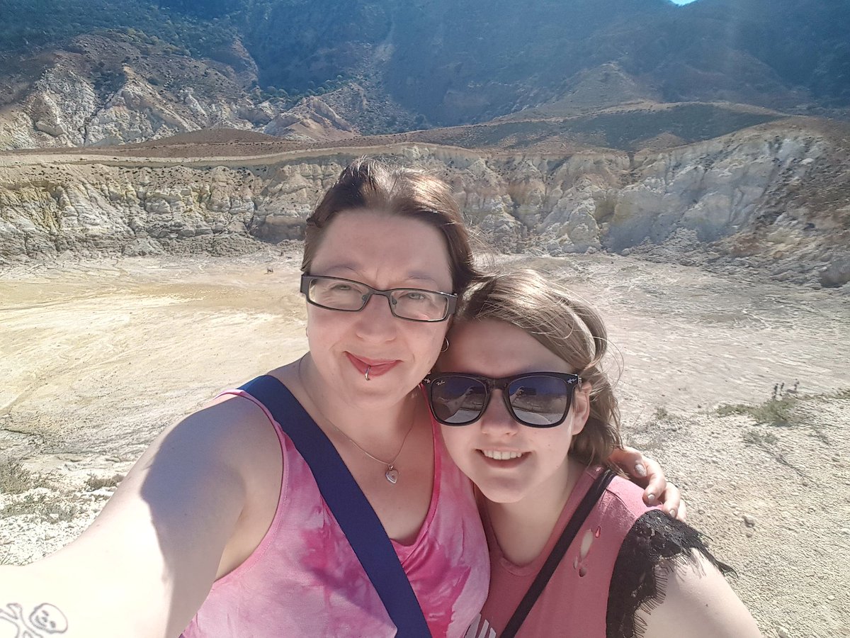 MotleyGirl1986's tweet photo. My trip yesterday to the island of #Nissyros and the #Volcano #StefanosCrater #Greece🇬🇷 #Holiday https://t.co/xmq3ILuVy6