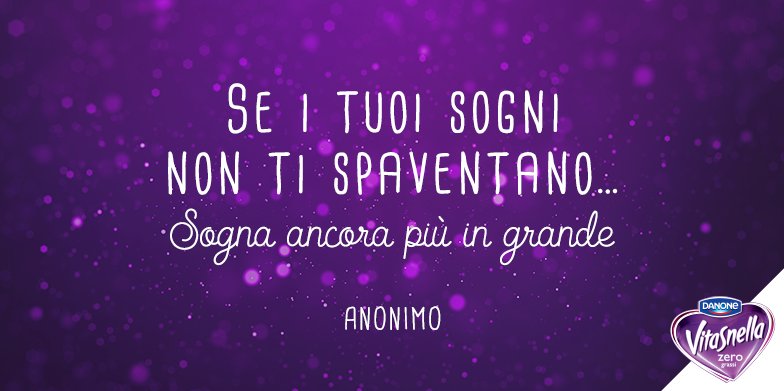 vitasnella's tweet photo. Ricordati sempre che non c'è limite alla grandezza dei tuoi #sogni. #iomisentoleggera #vitasnella https://t.co/gCeBduydEI