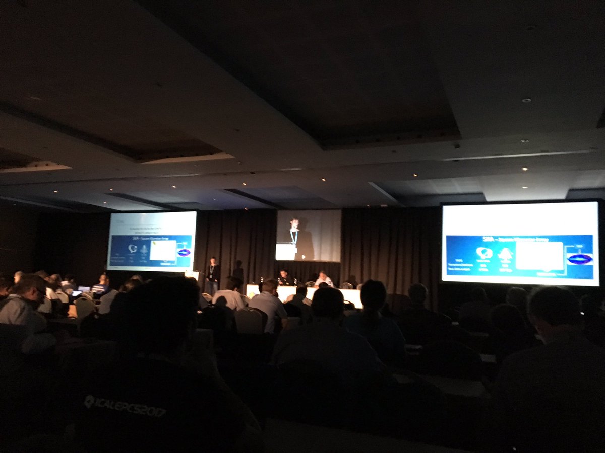 flyingfrog's tweet photo. Valentina Alberti presenting @SKA_telescope usability recommendations at @ICALEPCS2017 https://t.co/hX93Y9yf91