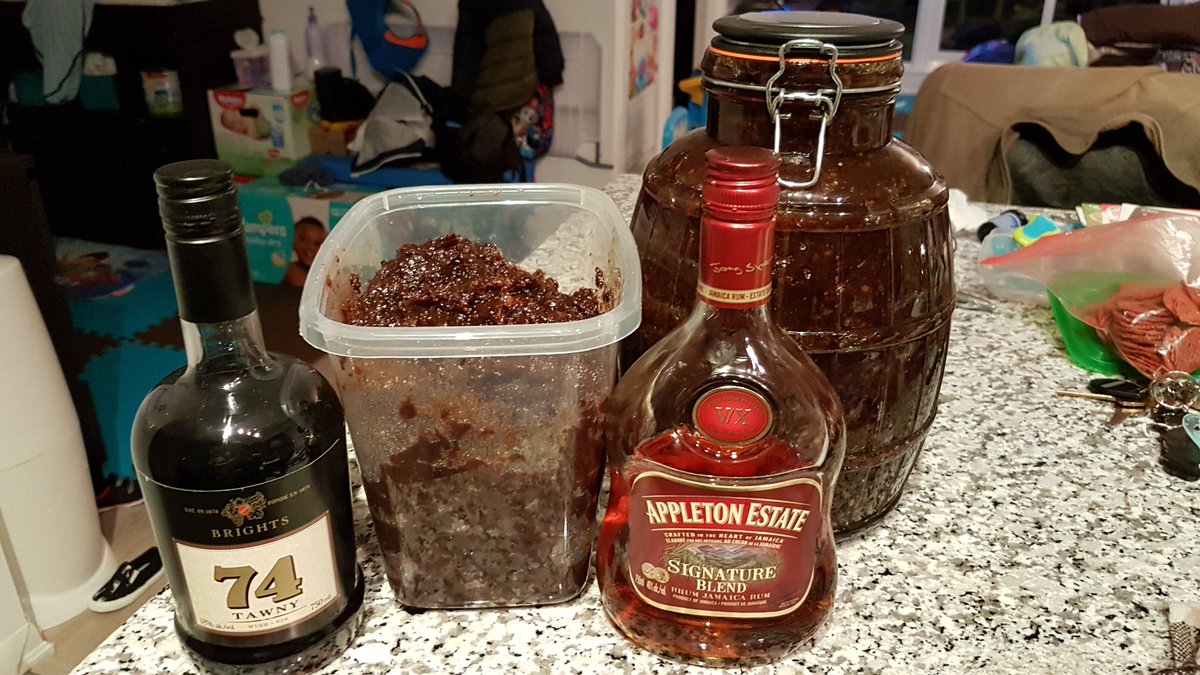 CupDaCake's tweet photo. Its that time of year.  For those who don't know, I'm prepping my fruits for my black cake (Jamaican Run Cake) that I make each year. https://t.co/WRTHY60I8q