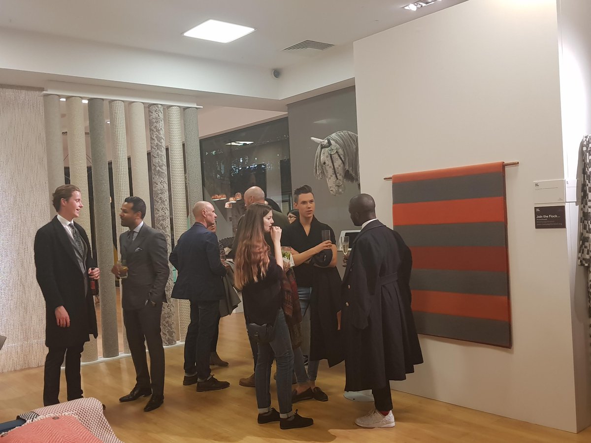 UlsterCarpets's tweet photo. Delighted to be part of the the @Campaignforwool 'Wool Fusion' stand at #woolweek alongside @Roger_OatesUK #woolflooring https://t.co/wR58ZorpU6