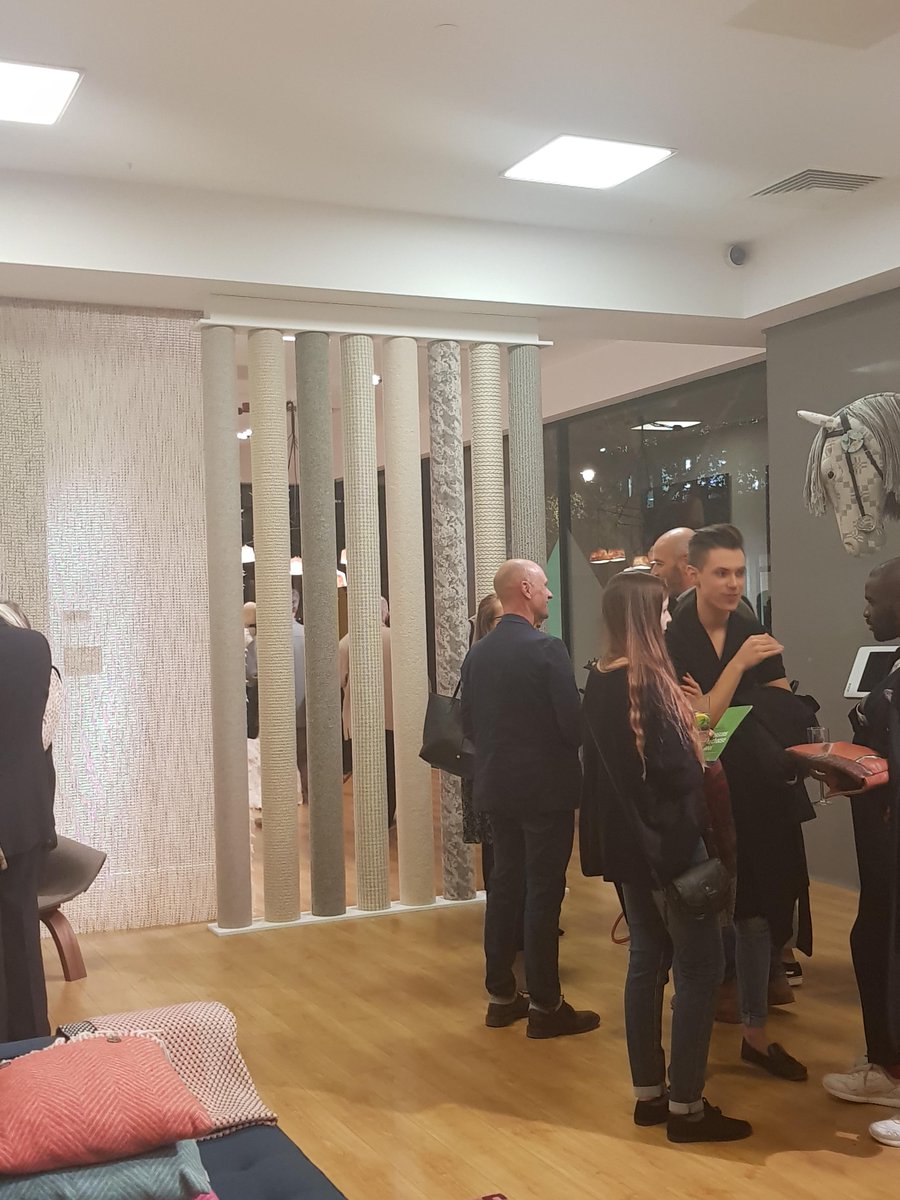 UlsterCarpets's tweet photo. Delighted to be part of the the @Campaignforwool 'Wool Fusion' stand at #woolweek alongside @Roger_OatesUK #woolflooring https://t.co/wR58ZorpU6