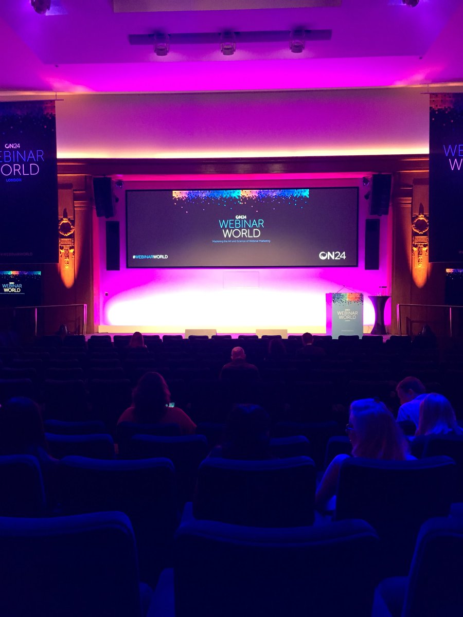 MarketingRascal's tweet image. Waiting for the show to start #webinarworld @ON24