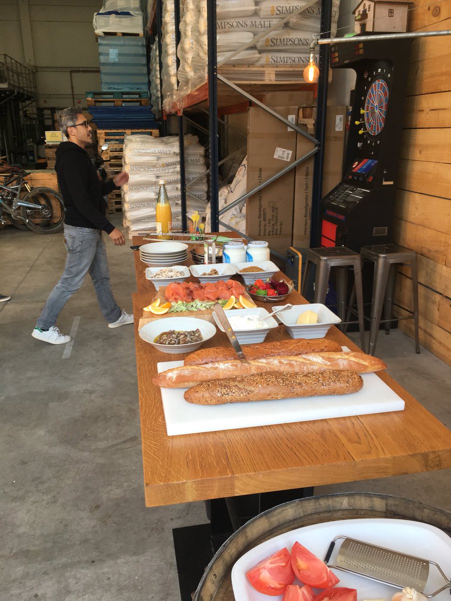 Brewing <a href="/basquelandbrew/">Basqueland Brewing</a> today, first breakfast!