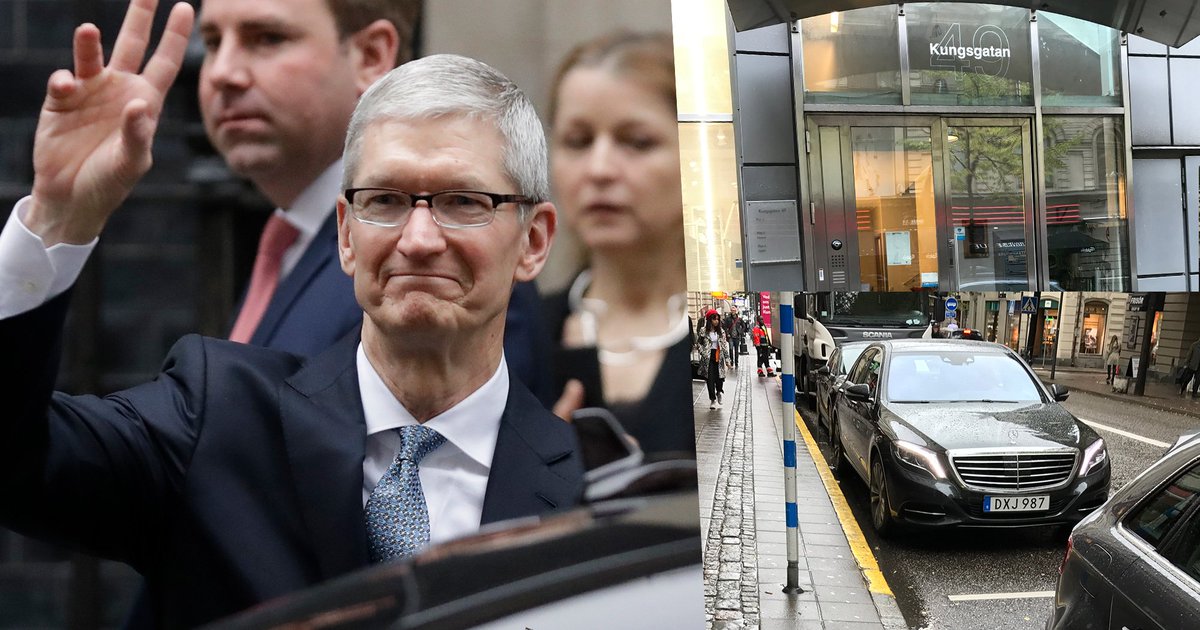 JUST NU: Tim Cook på plats i Stockholm breakit.se/artikel/9215/a… #sthlmtech