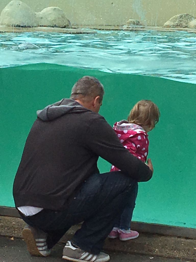 JessicaGarnett6's tweet photo. @fjamie013 can you make this picture of my daughter and her grandad look like they are looking at something in the water Please? https://t.co/nV3CoOzbXJ