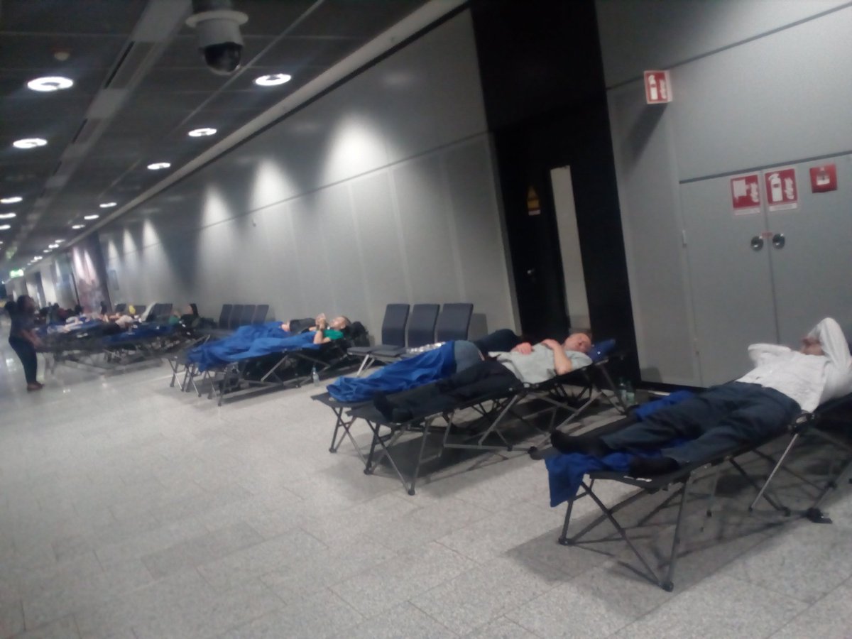 agsigna's tweet photo. @LATAMAirlines solution to a cancelled flight.
Of course in the morning nobody here to explain what happens now. is that a serious company!? https://t.co/xVweZ8AVmh
