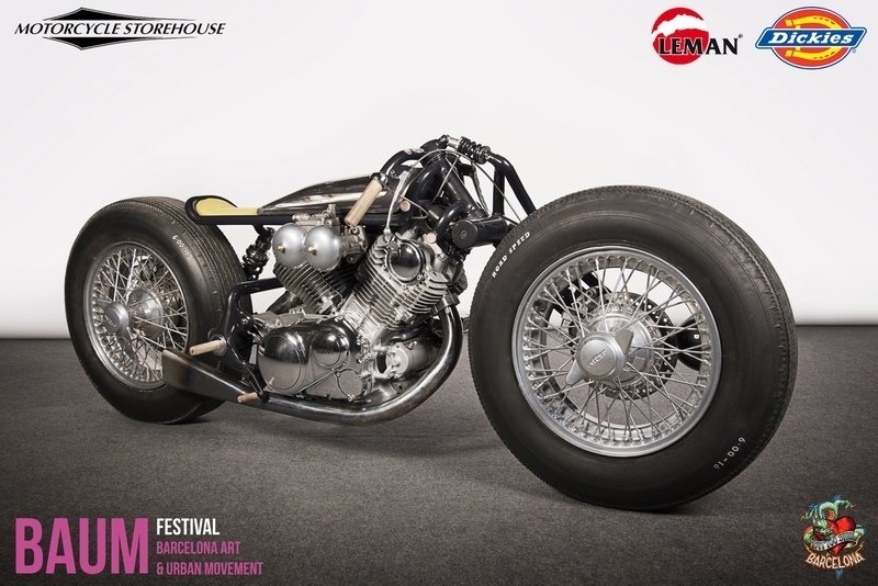 El 1r premio del #BikeShow de #BaumFest 2017 fue para la increíble #Yamaha XV de Alvaro Gomez!! Muchas Felicidades!! :D 🏆