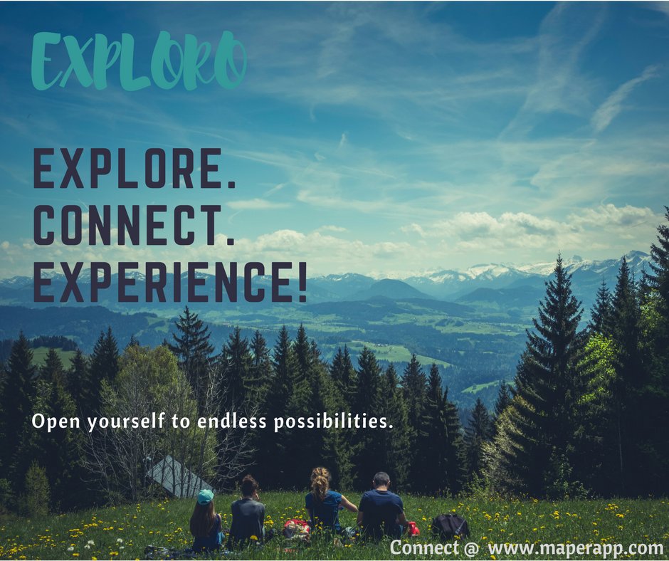 ExploroApp's tweet image. Exploro Happily explore happiness with Exploro! Coming soon exploroapp.com,  #exploroapp