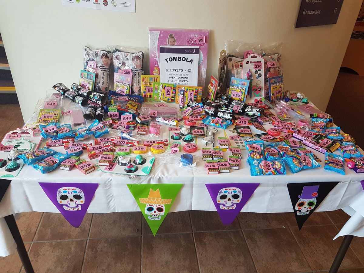 Tombola back up and ready for all the kids arriving this weekend #gosh