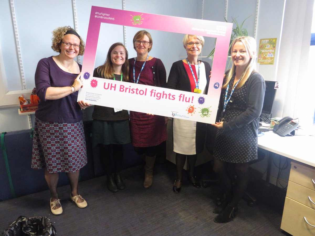 uhbwNHS's tweet photo. Our transformation team are now flu fighters! You need to get vaccinated every year to protect yourself as the flu viruses can change. https://t.co/34SoYonSKr