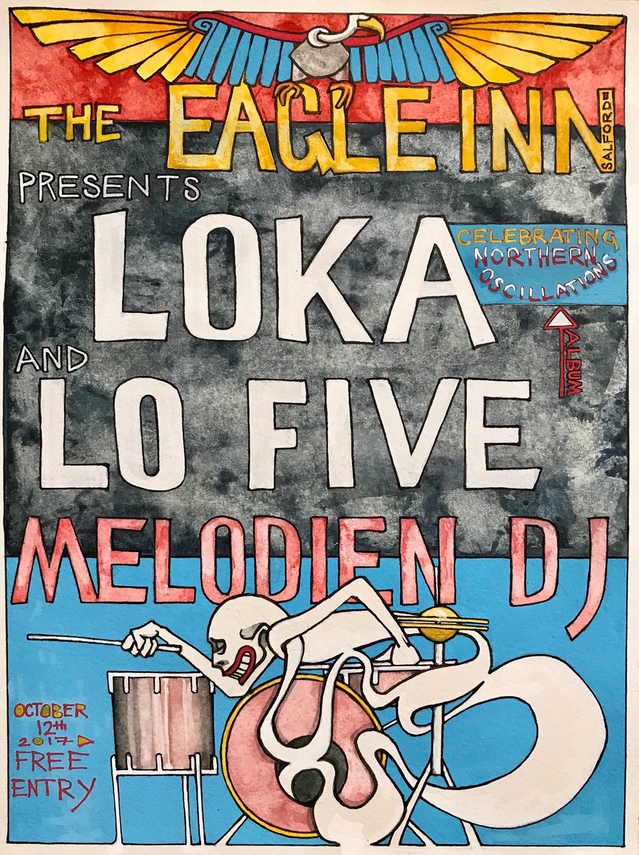 Tonight <a href="/Loka_uk/">Loka</a> launch their new album at <a href="/EagleInnSalford/">The Eagle Inn</a> - Free entry, good times, no excuses.