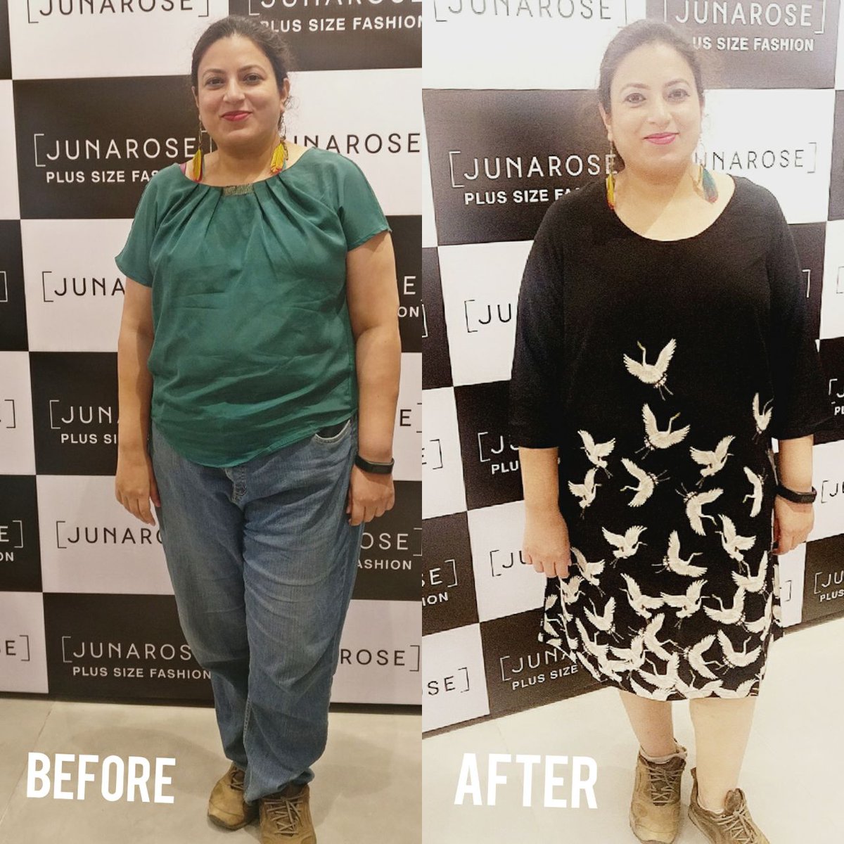 <a href="/Aashna18B/">Aashna Bhagwani</a> chose three ladies for a make over. Check out how flawless they look in the #Junarose collection. #JUNAROSEXAashna