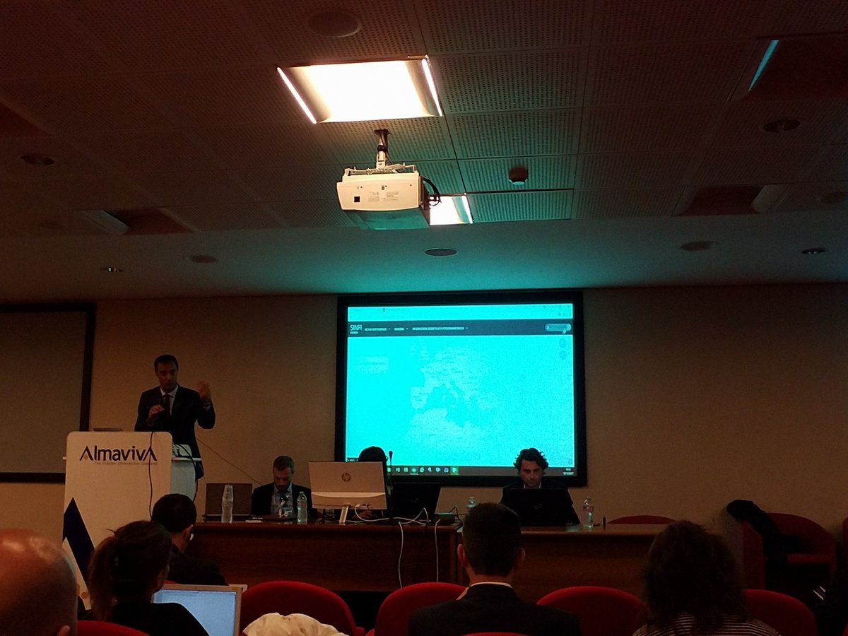 Presentazione Sist.Informativo del #SINFI per la costituzione del catasto nazionale delle infrastrutture del sottosuolo. #Almaviva #MISE