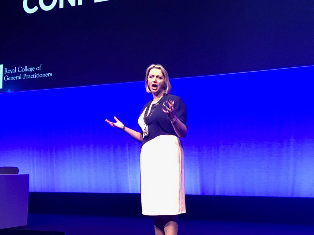 rcgp's tweet photo. As GPs we can't fix all societies problems, but we do see them &amp; feel them @HelenRCGP #RCGPAC https://t.co/nfUcCiaCBZ