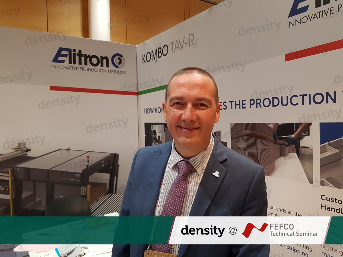 italiapub's tweet photo. @ElitronIPM is confirming the key role of digital cutting in the transformation of corrugated packaging @FEFCO Technical Seminar in Wien https://t.co/Al1JWDfj4g