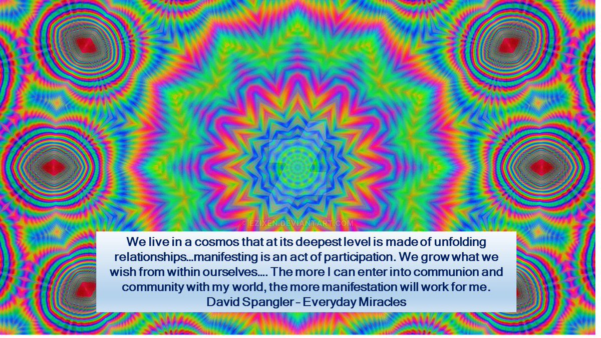 Sensemaker007's tweet image. manifestation is an act of participation d sprangler - manifestation is the actualization of co-creating activities #collectivesensemaking