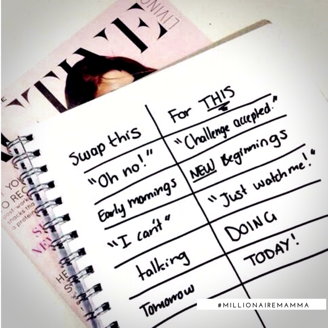 KcJanine's tweet photo. Just give it a go and see what happens. #mumsmakemoneytoo #millionairemamma #doit #goals #mindset #swaps https://t.co/u2yjwSCRE2
