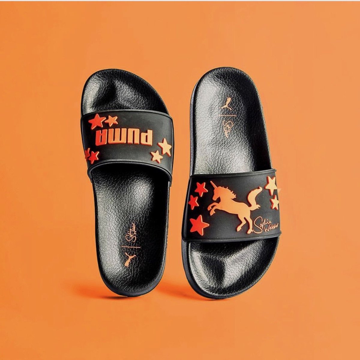 puma unicorn slides