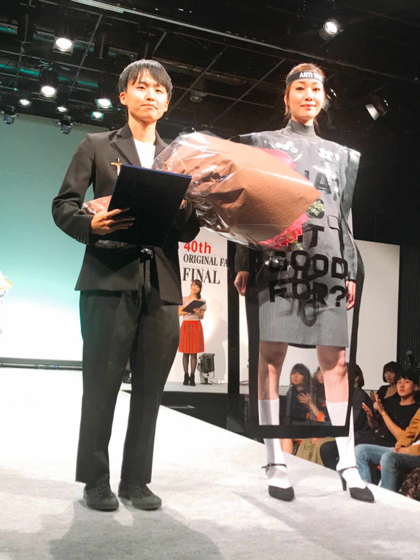 大阪文化服装学院 Oif 公式 速報 第40回hep Five オリジナルファッションコンテストで 大阪文化生が グランプリ 準グランプリ 受賞のワンツーfinish グランプリは 岡本龍星くん 準グランプリは 髙梨貴一くん 2人とも スーパー