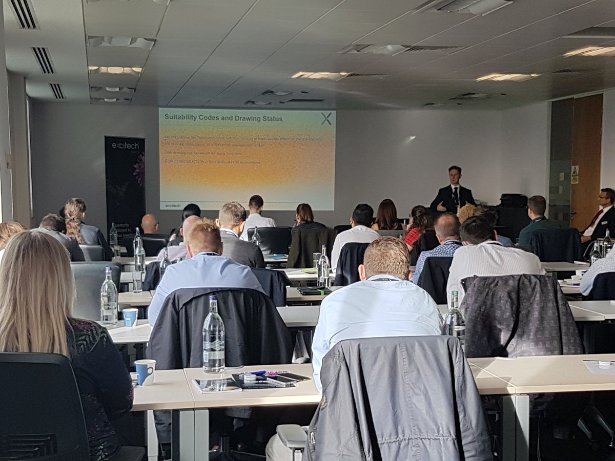 Excitech_Ltd's tweet image. Our Principal Consultant Daryn Fitz discussing #BIMLevel2 at our event in Leeds this morning 'Document Management for the BIM Environment'