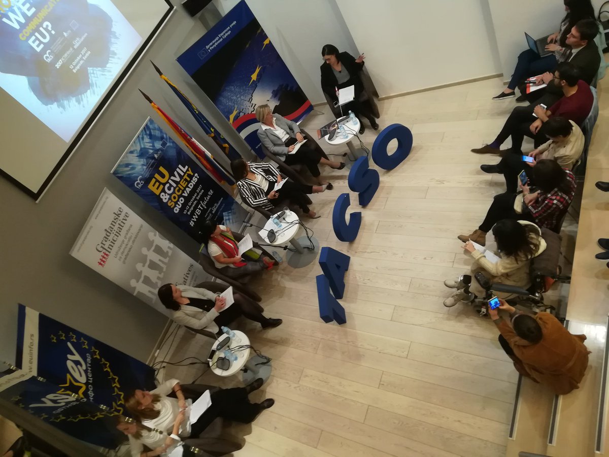 eusrbija's tweet photo. Kako komuniciramo EU🇪🇺? To je današnja tema @TACSO1 konferencije kod nas u #EUinfo #WBTFuture https://t.co/nYijKpTl1j