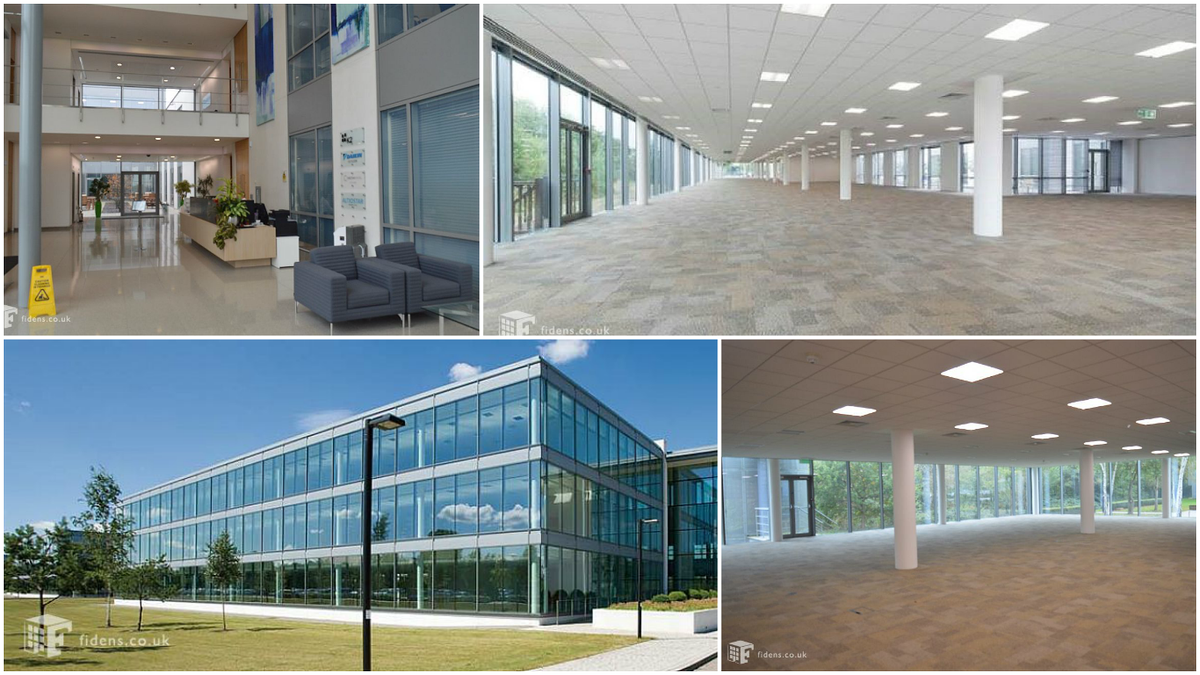 Available for hire: A large open plan modern office building located within the M25 (Location reference #O102)