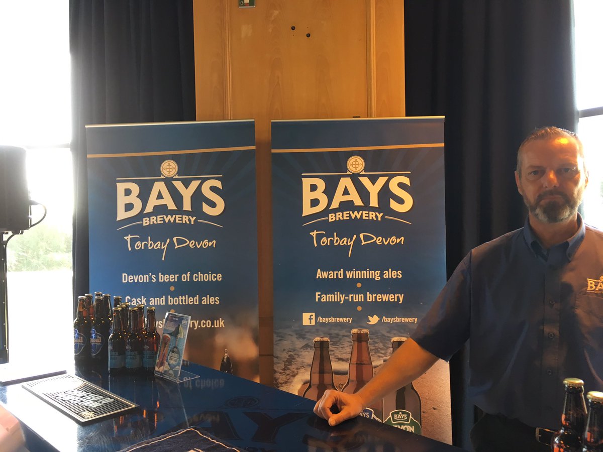 @sunnyormonde ..guess who we met this morning #TorbayBusinessFestival @BaysBrewery