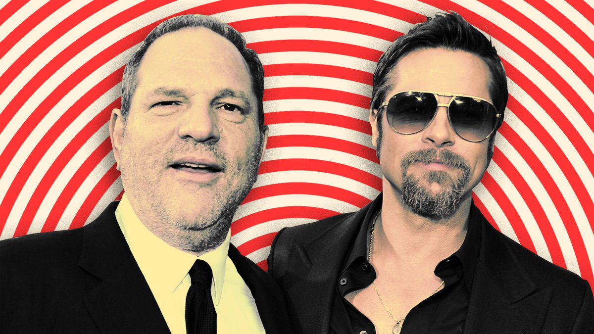 Why did Brad Pitt do two Harvey Weinstein movies after Gwyneth Paltrow and Angelina Jolie were
