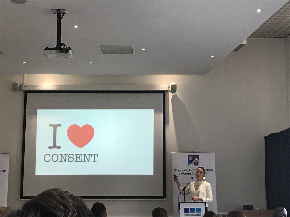 ShrenaHW's tweet photo. Marie Charlotte Roques Bonnet of Microsoft shares her insights on consent #DPOSummitEU #GDPR https://t.co/IAFLvVseFQ