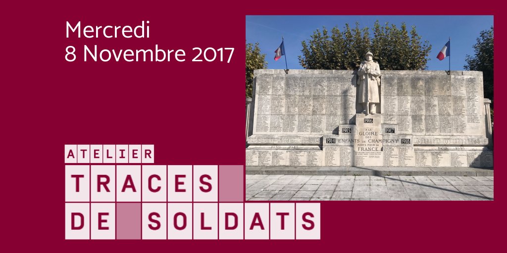 canope_94's tweet photo. A l'approche du 11 Nov, venez faire parler les traces des soldats de Champigny #OpenDatas #BDD
Inscriptions : https://t.co/e1ACgZR4XO https://t.co/FGXFhmwDjL