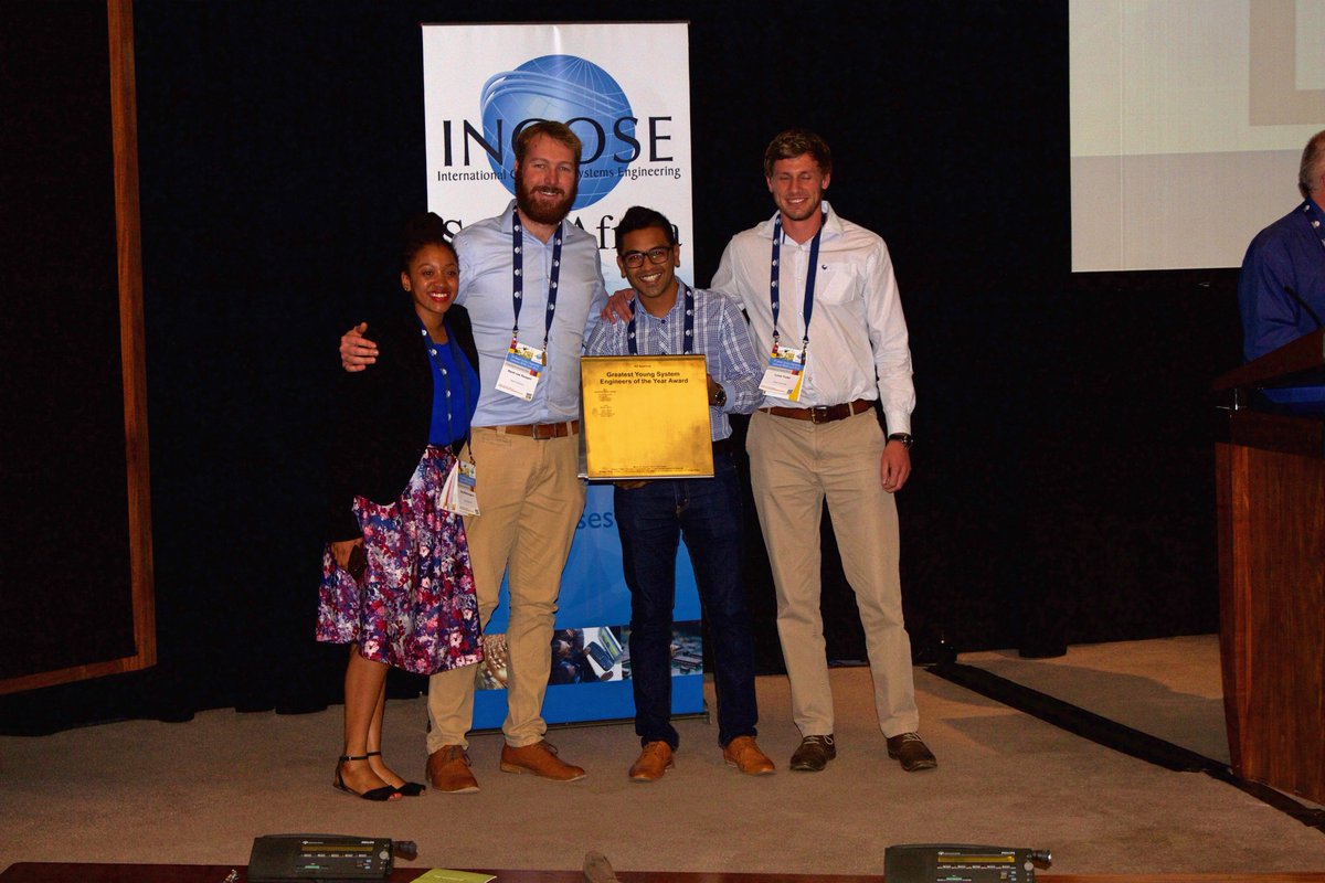 INCOSE_SA's tweet photo. The GYSEOY team was announced last night. Congratulations Denel Dynamics 3 years in a row #GYSEOY #INCOSESA https://t.co/Y5YqJOQPSy
