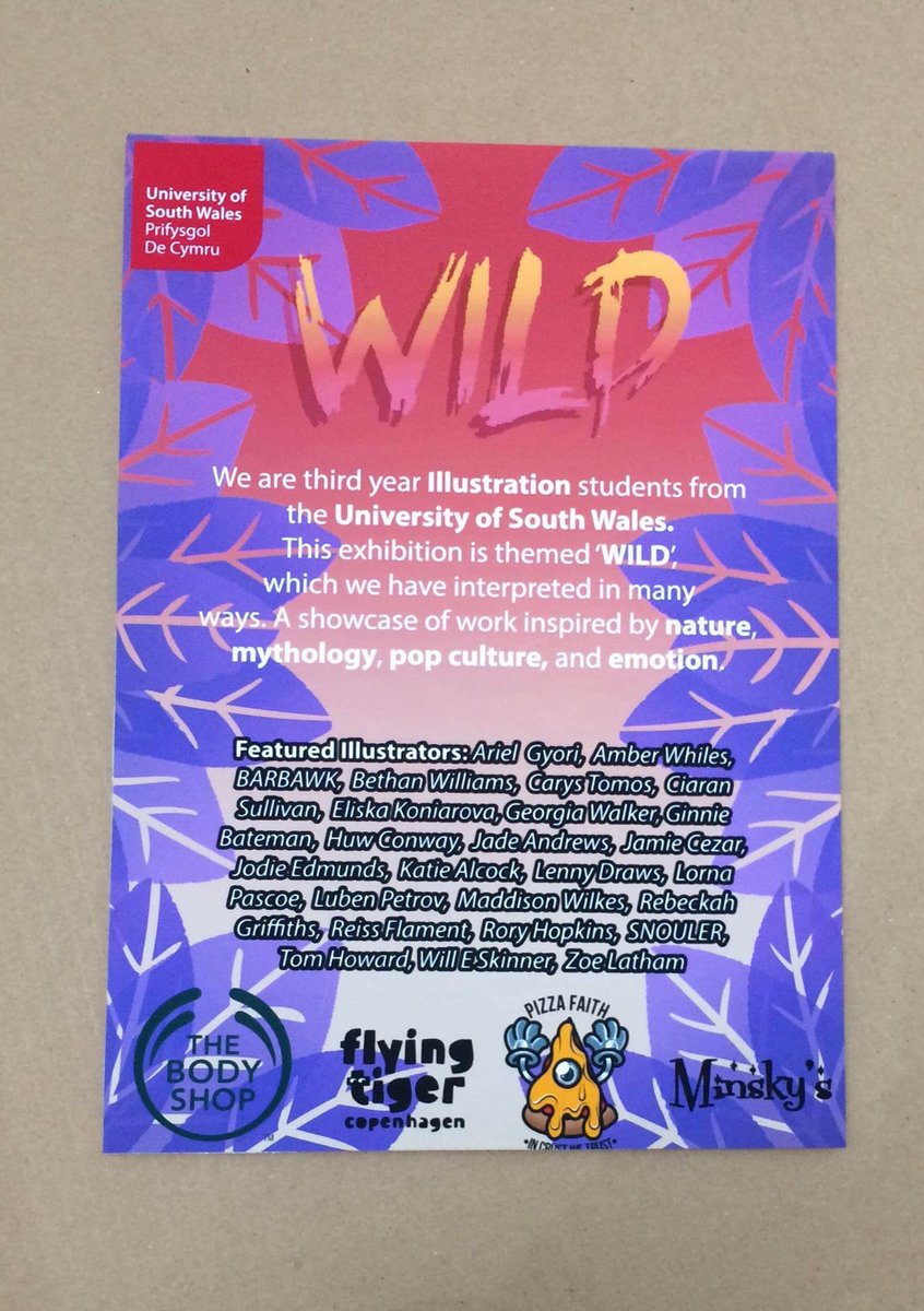 USWgoeswild's tweet photo. Today is the day of our private viewing! Here's another look at our featured artists, exhibition will be open to the public from Friday! https://t.co/yOiBergnrJ