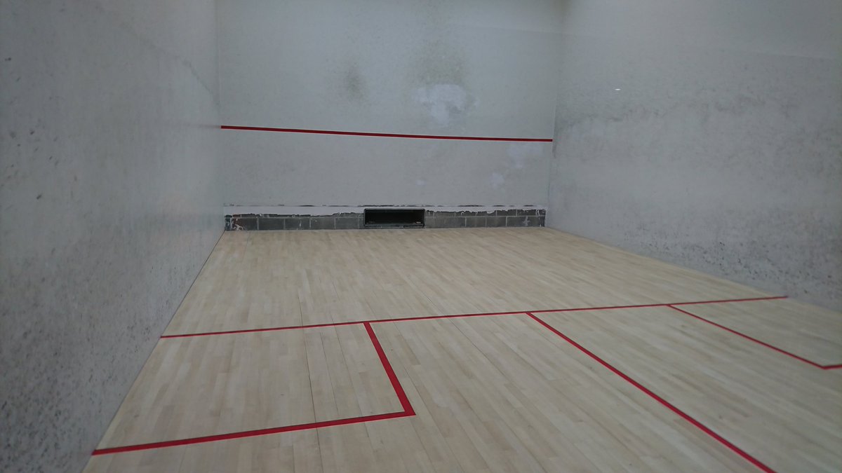 Exciting times for DL Swansea Squash. Full refurb of our 3 courts floors and walls is well underway, hope to be back in action Monday!!