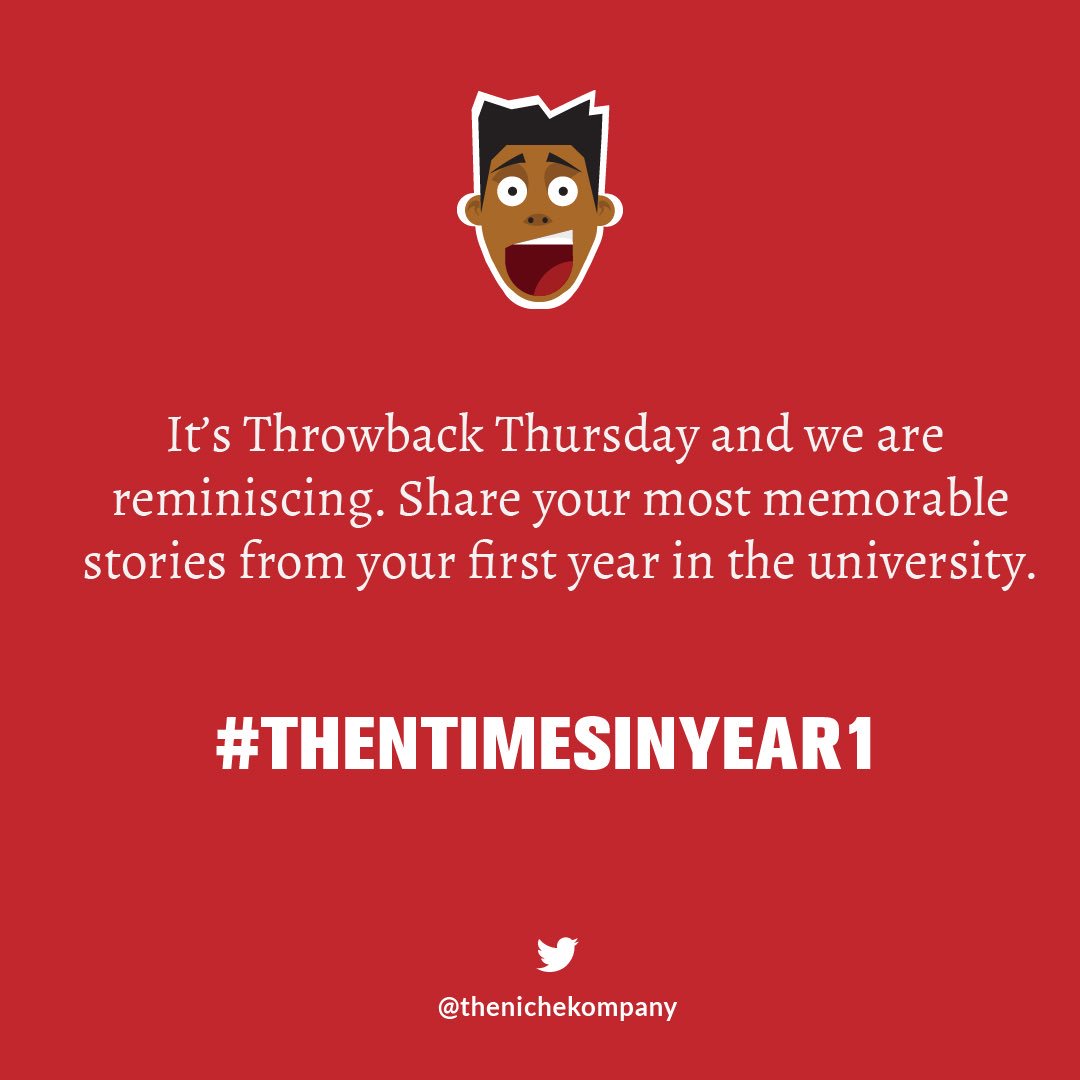 TheNicheKompany's tweet photo. You know those stories you’ve been dying to tell? Well... it’s #tbt so lets do this! #thentimesinyear1 #unilife #collegelife https://t.co/RgSWvzT7g6