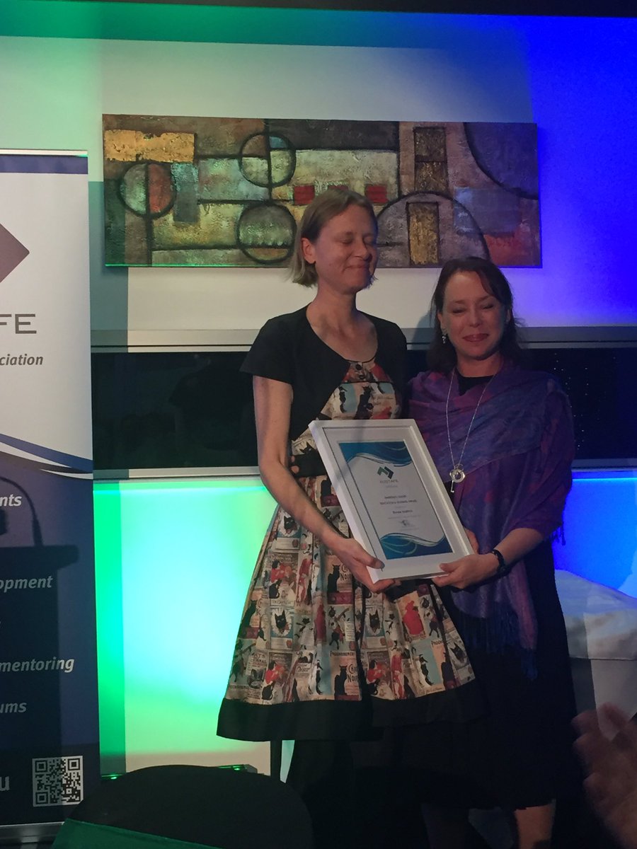 miss_multimedia's tweet photo. So excited for Renee Hastrich. National AUSTAFE Emerging Leader Education and Training  #austafe2017 https://t.co/KaMZVf3Fsb
