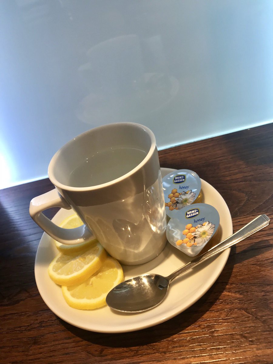 Feeling under the weather? St Albans will make it all better 😉 Nice hot cup of lemon and honey delivered to the table to help our regular guest through the rest of her work course. #BBF #HomeisNHC #servedwithasmile
