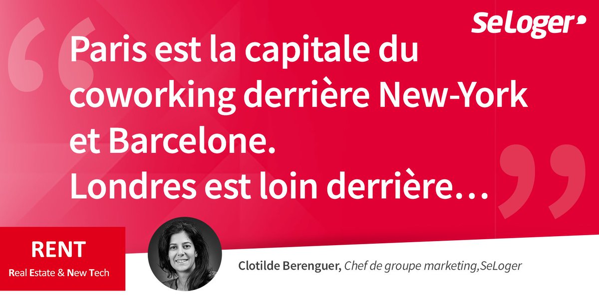 SeLoger's tweet photo. 💪#Paris est la capitale du #coworking derrière New-York et Barcelone ! #RENT17 https://t.co/7K67Vtuljt https://t.co/KSilIAPHmF