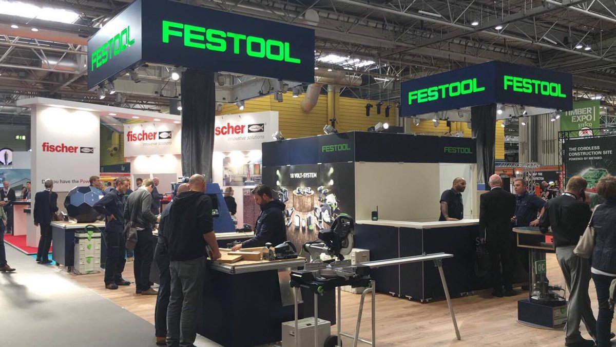 Sagetech_Mach's tweet photo. Amazing @Festool_GB stands on display here at @TimberExpo! #Festool #TimberExpo2017 https://t.co/bQ9AxCnT7G