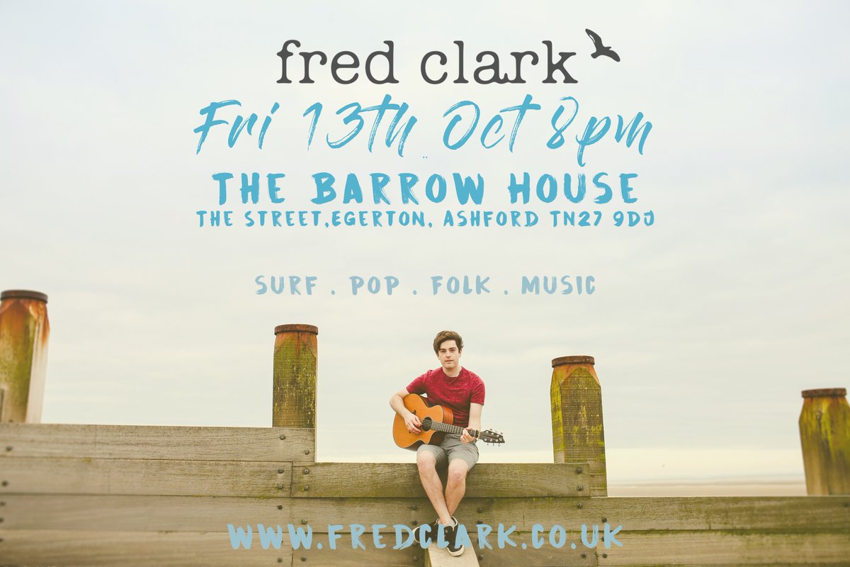 Join us tomorrow night for beats, beers &amp; feel good vibes. We’ve lined up <a href="/FredClarkMusic/">Fred Clark</a> for a brilliant evening of live music from 8pm.