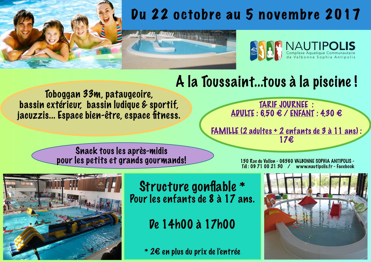 Bientôt les vacances de la Toussaint, structure gonflable tous les après-midis, snack pour vos petites faims du goûter, venez nombreux !